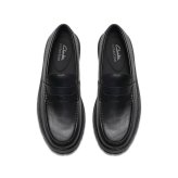 クラークス メンズ ローファー 本革 ブラック レザー 軽量 クラシック ベーシック EXTRALIGHT ペニーローファーClarks Berwick Lo 26183727