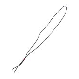 ホワイトハーツ ガラス ビーズ 約5mm 10粒 鹿革紐 約2mm×1000mm セット 手作りキット パーツ ハンドメイド チェコ産 赤紺青黄橙緑黒紫水色 parts74set