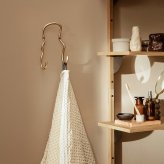 ferm LIVING ファームリビング ウォールハンガー Curvature ダブルフック ウォールハンガー壁掛け フック 北欧雑貨 おしゃれ 帽子 バッグ コート インテリア雑貨 北欧 雑貨 インテリア うねうねフック