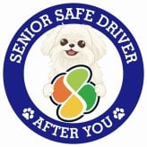 カーサイン 高齢者マーク SENIOR SAFE DRIVER マルペキ ステッカー シール 直径13cm 肉球 日本製 車