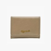 【無料ラッピング】 アニエスベー agnes b 財布 折財布 レザー 三つ折り ウォレット Nathalie ベージュブランド 正規品 新品 ギフト プレゼント 人気 おすすめ 誕生日 記念日 クリスマス 送料無料 abb522292