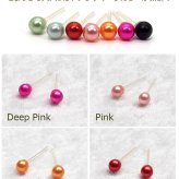 まち針みたいなカラフル樹脂ピアス[3mm] 金属アレルギー対応 シリコン キャッチ ポスト 全6色 【全品1個ずつバラ売り】 （樹脂 プチ ミニ ボール 丸玉 かわいい 小さい シンプル） プレゼント