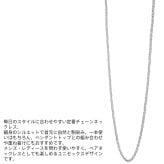 ライオンハート スレンダリー チェーンネックレス スピガ サージカルステンレス 47cm 55cm 65cm シルバー 金属アレルギー対応 だけ のみ メンズ ブランド