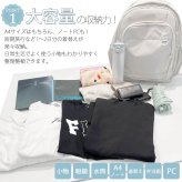 EASTBOY イーストボーイ リュック レディース 大容量 約30L 通学 軽量 2way 推し活 バッグ 推し活グッズ クリアポケット付き リバーシブル リュックサック 通学リュック スクールバッグ PC収納 a4 高校生 中学生 女子 旅行 黒 Kalras別注