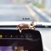犬 置物 5個セット かわいい ミニチュア ドッグ オブジェ カートゥーン デスク 飾り 車内アクセサリー パソコン モニター 卓上 インテリア 雑貨 オフィス プレゼント