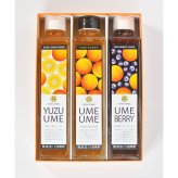 梅ピューレ３種セット(UME UME・YUZU UME・UME BERRY) 315ml×3本 ギフトセット ギフト プレゼント