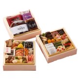 おせち料理 冷凍おせち プレミアム 2027 お正月 おせち 予約 山福 味百華 豪華 食材 三段重 6.5寸 39品 和洋折衷 和食 和風 豪華 重箱 お節 冷凍 セーフティーフローズン おもてなし 高級食材 来客 家族 少人数 年越し 御節料理 新春 元旦 大晦日 迎春 新年 お祝い 人気 定番