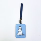 ムーミン サガラ刺?パスケース (ブルー) 定期入れ MOOMIN