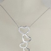 シルバーハート5連チャーム20004【送料無料】【レディース,激安,特価,通販】