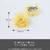 ヘアクリップ お花 2個セット 通販 日本製 Rora セシリア 髪留め 髪飾り キッズ 子供 女の子 フラワー 透け感 かわいい おしゃれ 可愛い 浴衣 夏祭り 甚平 ヘアアクセサリー フォーマル 結婚式 発表会 入学式 卒園式 キッズファッション