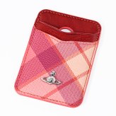 ヴィヴィアンウエストウッド Vivienne Westwood カードケース マグネティックカードホルダー マグネット タータンチェック レディース フレッシャーピンク 5403000WU C009L G201 送別会 誕生日 お中元 結婚祝い 結婚式 彼氏 息子 夫 男性 彼女 妻 女性 財布 高級 父の日 母の日【スペシャルラッピング660円(別売り)】 即日発送ファッション小物 ホワイトデー