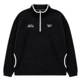 Reebok リーボック フリース プルオーバー メンズ レディース トレーナー 長袖  裏起毛 ハーフジップ 軽量 ワンポイントロゴ 刺繍   ブランド ゆったり ユニセックス 春 秋 冬 M L LL 黒 白 紺 2026fw karlas