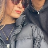 ハワイアンジュエリー ネックレス ステンレス リングネックレス ベビーリング スクロール ゴールド シルバー 金属アレルギー チェーン付き サージカルステンレス つけっぱなしOK プレゼント ペア