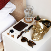 SUCK UK スカルスタッフ タイディ（海外インテリア 小物入れガイコツ ハロウィン）「Skull Stuff Tidy」イギリス サックユーケー  ◇