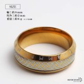 ステンレス ケルトリング ごつめ メンズリング メタルリング ゴールドリング 指輪 重厚感 太め 大きめ 存在感 人気 ルーン文字 ユグドラシル 生命の樹 ヴァイキング Viking プチプラ 男性 金属アレルギー対応