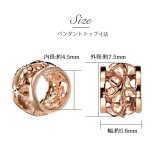 ゴールド ネックレス ハワイアンジュエリー ネックレス ピンクゴールド バレル 樽 プルメリア 透かし模様 14k カットあずきチェーン太0.9mm ギフトラッピング可能 彼女 妻 女性 レディース プレゼント ハロウィン 【品番：CG-GP105R-CH123】