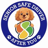 カーサイン 高齢者マーク SENIOR SAFE DRIVER ダップー ステッカー シール 直径13cm 肉球 日本製 車