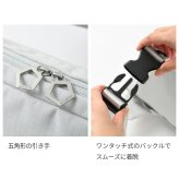 【正規販売】MILESTO ミレスト Hutte ヒュッテ MLS980 ボディバッグ 2WAY ショルダーバッグ ウエストバッグ 旅行バッグ 軽量 旅行 肩掛け ブラック グレー サコッシュ ギフト プレゼント メンズ レディース ブランド グッドデザイン賞 スクエア 誕生日