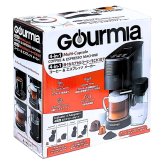 Gourmia グルミア GCM7200 4-in-1 コーヒーメーカー エスプレッソメーカー マルチカプセル対応 ネスプレッソ ドルチェグスト K-Cup 粉コーヒー カプセル式 コーヒーマシン おうちカフェ 家電 ギフト プレゼント 父の日