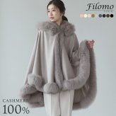 カシミヤ ケープ レディース 秋 冬 フォックスファー カシミヤ100％ フード付き 30代 40代 50代 女性 冠婚葬祭 フォーマル 結婚式 卒園 卒業式 入園 入学式 ギフト プレゼント 7F (6777r)