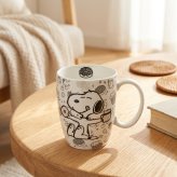 スヌーピー マグカップ コーヒーとドーナツ 10.5cm | キャラクター 雑貨 グッズ アート デザイン 正規輸入品