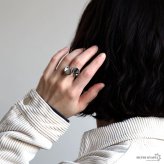 ステンレス ドレープリング 2カラー 18KGP ゴールド gold フリル プリーツ ギャザー レディース 女性 指輪 金属アレルギー対応