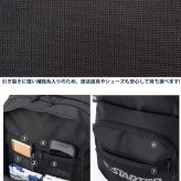 STARTER スターター リュック 大容量 25L 軽量 3層式 PC収納 a4 メンズ レディース 学生 高校生 通勤 通学 新生活 入学準備 ブランド ロゴ スクールリュック スポーツリュック アウトドア 旅行 黒 2026fw karlas