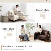 ソファ 座椅子 ー 2人掛け コンパクト 一人用 2.5人掛け 二人掛け 北欧 ロー 一人暮らし ポケット付き 収納付き おしゃれ ファブリック