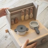知育玩具 3歳 木製 ままごと フォルダブルクッカー キッチン おもちゃ 2色展開 ピンク ラテ 誕生日プレゼント 出産祝い 男の子 女の子