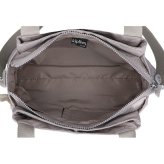 キプリング ハンドバッグ レディース ブランド Kipling エリシア ロゴ ワンポイント 無地 2WAY K43791-89L Grey Gris グレー