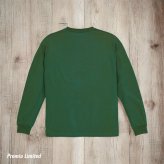 Tシャツ 星 GTO 6.2オンス プレミアム ロングスリーブ Tシャツ グリーン ヴィンテージ 2年連続入賞のデザイン メンズ レディース 普段着に オリジナルデザイン 特攻服 オラオラ系 暴走族 暴走天使 卒業式 ヤンキー チョイ悪 おしゃれ