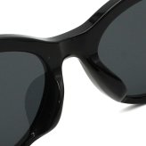 サンローラン Saint Laurent サングラス アジアンフィット UVカット アイウェア キャットアイ フォックス SL M148/F-001 メンズ レディース ユニセックス ブラック 国内正規品