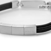 ポリス ブレスレット メンズ ブランド POLICE LAYERLOCK GB0082901 ブラック シルバー アクセサリー