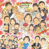 結婚40周年の記念に、紹介で広がっている似顔絵ギフトです。 贈り物 ルビー婚式 似顔絵 ギフト 手描き プレゼント 名入れ 結婚40周年 お祝い 記念 ルビー婚式 大人数 家族 ご両親 ご夫婦 名入れ 下書き確認 修正無料 実績多数 そっくり 親孝行 喜ばれる 宝物 感謝 ルビー婚式 40周年 一生もの 披露宴 喜寿祝い ハロウィン 贈答品 感動 引っ越し 応援 色紙 ウェディングギフト