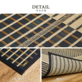 夏ラグ 夏用カーペット 国産 い草ラグ 栄山 約261×352cm 江戸間6帖 6畳 い草カーペット 上敷き 花ござ モダン