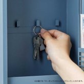 キーボックス ロッカー型 おしゃれ 壁掛け 鍵収納 12個用 鍵付き 玄関 収納ボックス 印鑑 小物入れ インテリア 雑貨 ブラック スタイリッシュ 玄関収納 鍵かけ かぎ カギ ロッカー風 セトクラフト
