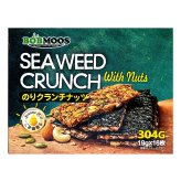 BOBMOOS のりクランチナッツ 焼き海苔×しょうゆ味ナッツ 304g 個包装 19g×16袋 ベトナム製造 ボブムース #85898