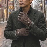 【人気・定番】手袋 メンズ 本革 ピッグスキン 豚革 裏ボア 防寒 手首 滑り止め付き 厚手 冬用 革手袋 暖かい 防風 撥水 保温 レザーグローブ グローブ 紳士用 おしゃれ かっこいい バイク 自転車 通勤 通学 ビジネス スーツ アウター コート カジュアル  ギフト プレゼント クリスマス 敬老の日 父の日 2way 贈り物 男性 20代 30代 40代 50代 60代