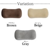 低反発モールド腰当てクッション 40×20×12cm 腰枕 足枕 お昼寝用枕 腰クッション 背当てクッション 椅子用 車用 オフィス 選べる3色