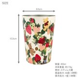 トモコハヤシ 2WAY 真空二重タンブラー 450ml 定形外 送料無料 保温保冷 林朋子 Velvetytime ドリンクホルダー カップ コップ ネコ いちご 花柄 テディベア ケーキ 気球 オフィス 仕事