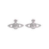 ヴィヴィアンウエストウッド ピアス Vivienne Westwood MINI BAS RELIEF 62020033-02p763 シルバー アクア