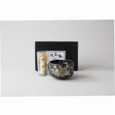 天目梅　野点茶碗茶筅セット 磁器 美濃焼 やきものの里から、暮らしを贈ります。　ギフト 食器 セット テーブルウェア