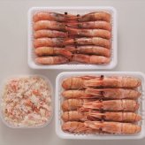 送料無料 北海道産地直送 カネコメ田中水産 ぼたんえび・甘えび・おおずわいがにほぐし身セット  ※ご注文後約7～10日前後での発送となります。沖縄・離島へは別途配送料が発生いたします お取り寄せグルメ スイーツ