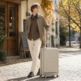 EDGELINK クルーズボックス グリント スーツケース 74-85L キャリーケース 大容量 出張 旅行 使いやすい レディース メンズ ギフト プレゼント ブラック 09146