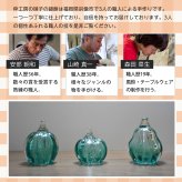 ガラスのパンプキン ハンドメイドのかぼちゃの置物 ハロウィン 秋のインテリア ギフト プレゼント スフィア