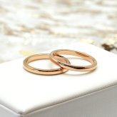 angel ring（アンジェリーク）｜2mm幅 華奢ステンレスペアリング｜ シンプル 重ね付け 細めデザイン 結婚指輪 刻印 記念日 ジーラブ