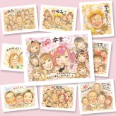 卒業のプレゼントに、笑顔を届ける似顔絵はいかがですか。下書き確認ができるので、安心して贈れます。 卒業 似顔絵 ギフト 贈り物 手描き プレゼント 名入れ 卒業 大学 記念 学校 卒業式 高校 大人数 学生 友達 子供 クラス 名入れ 下書き確認 修正無料 宝物 そっくり サプライズ かわいい 一生もの 思い出 卒業記念 卒業式 イラスト ハロウィン 感激 お祝い返し クリスマス 百寿祝い 披露宴