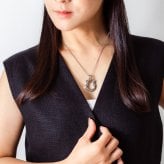 【ポスト投函で配達！】ハワイアンジュエリー 馬蹄 ホースシュー ステンレス ネックレス サングラスホルダー メガネホルダー レディース スクロール ペンダント トップ  2way 金属アレルギー シルバー ローズゴールド イエローゴールド henoheno