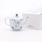 ロイヤルコペンハーゲン ブルーフルーテッド プレイン ミニティーポット 350ml 101 132 Royal Copenhagen Blue Fluted Plain ギフト 結婚祝い プレゼント 贈り物