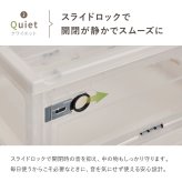 ベッド 寝具 収納ボックス 折りたたみ 収納ケース 収納BOX 収納コンテナ 積み重ね スタッキング 押し入れ収納 下収納 コンパクト フタ付き キャスター付き 3面開き セット クリア スモーク M（30L）